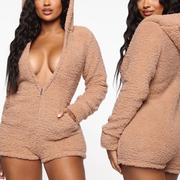 teddy bear romper onesie